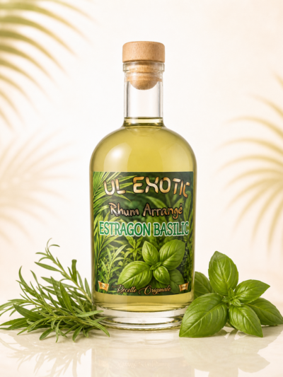 Rhum arrange estragon basilic